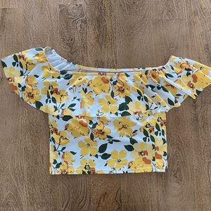 Kortnie Jeane Off the Shoulder Bathing Suit Top